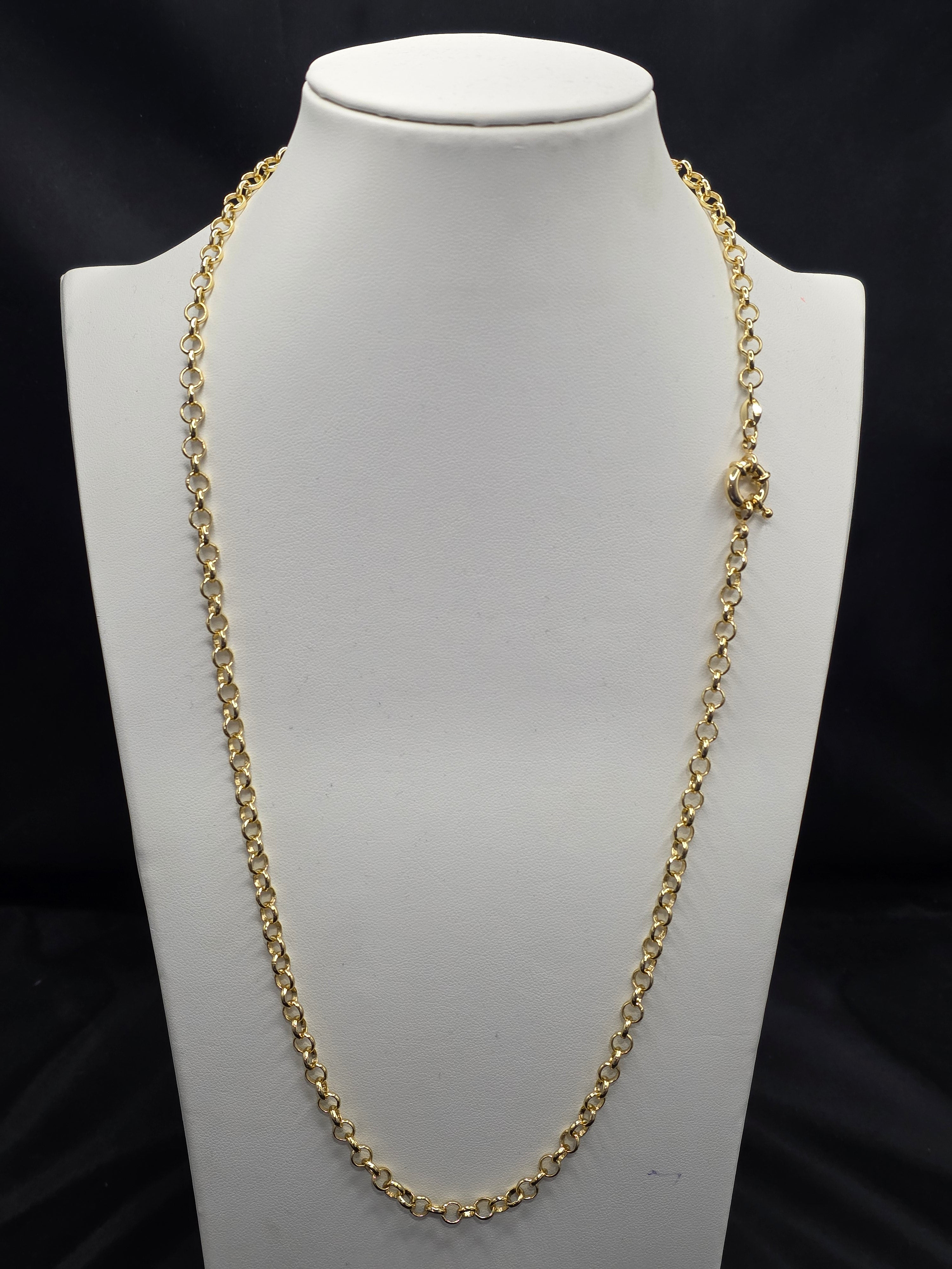 Cadena Rolo oro goldfied 60 cms