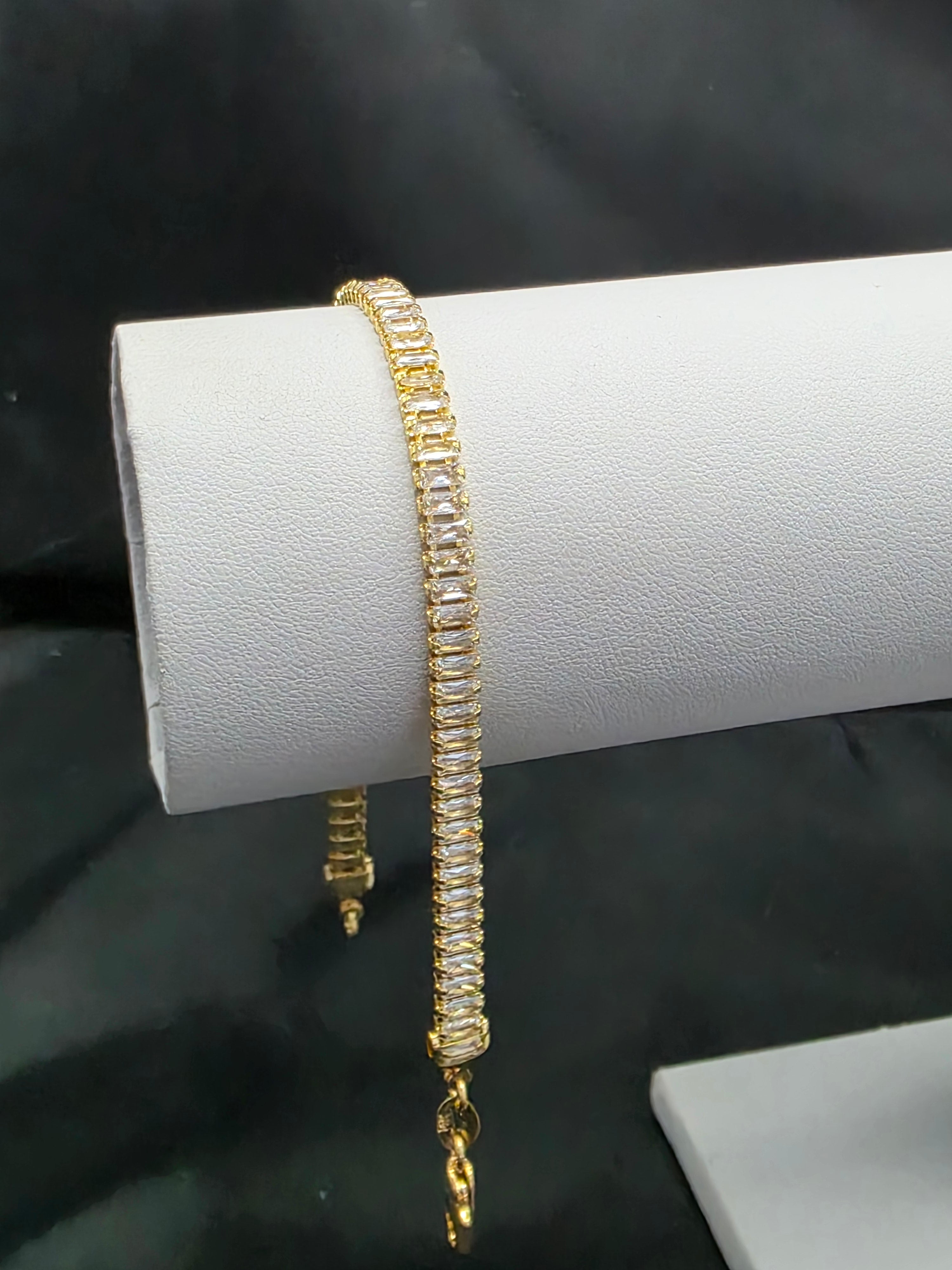 Pulsera Tennis gold